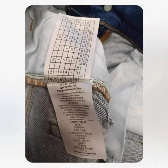 One Teaspoon  Raw Hem Distressed Ankle Medium Wash Jeans Size 26 - Picture 8 of 11